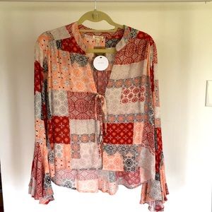 Long sleeve hippie top